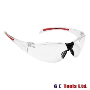 JSP Stealth 8000 Clear Safety Glasses Clear/Red