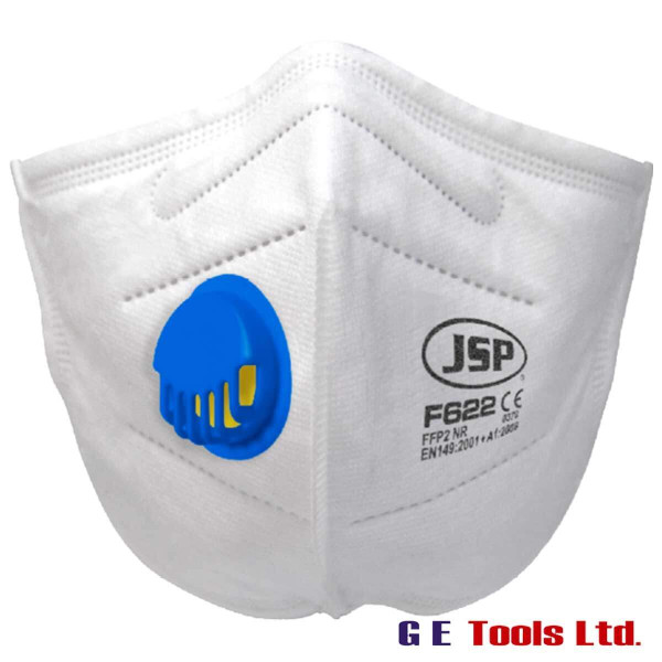 JSP F622 Disposable FFP2 Valved Dust Mask Two Pack