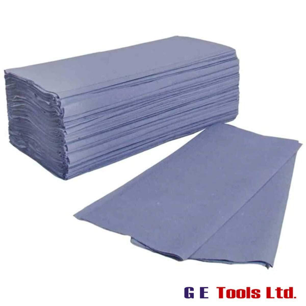 BZFHT Z-Fold 1-Ply Blue Hand Towels Case Of 3000