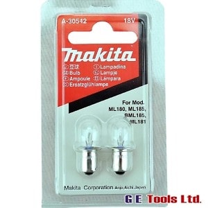 Makita A-30542 Pack of 2 Replacement Bulbs