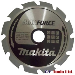 Makita B-08224 190x30mm 12T Circular Saw Makforce Blade