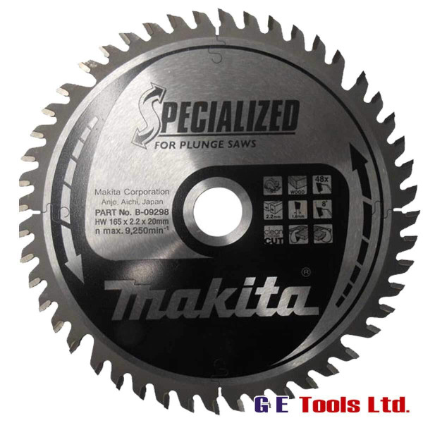 Makita B-09298 165x20mm 48T Circular Saw TCT Blade