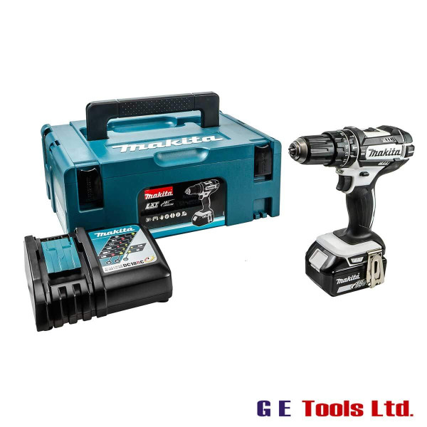 Makita DHP482RTWJ1 18v Combi Drill with 5Ah Battery