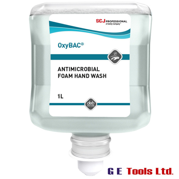 OxyBAC FOAM Antimicrobial Hand Wash 1L Cartridge OxyBAC FOAM Antimicrobial Hand Wash 1L Cartridge