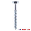 Timco 8.0 x 65 Zinc-Coated Coach Screws (100 Box)