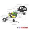 LED Lenser iH5R Rechargeable LED Head Torch (400 Lumens)