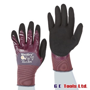 ATG 56-425 Maxidry Nitrile Coated Oil-Repellen Gloves