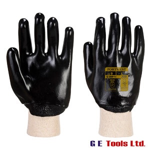 Portwest A400 PVC Knitwrist Fully Coated Gloves