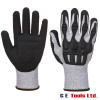 Portwest A723 Cut C TPV Impact Gloves Grey/Black Portwest A723 Cut C TPV Impact Gloves Grey/Black