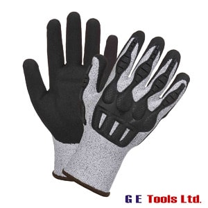 Portwest A723 Cut C TPV Impact Gloves Grey/Black