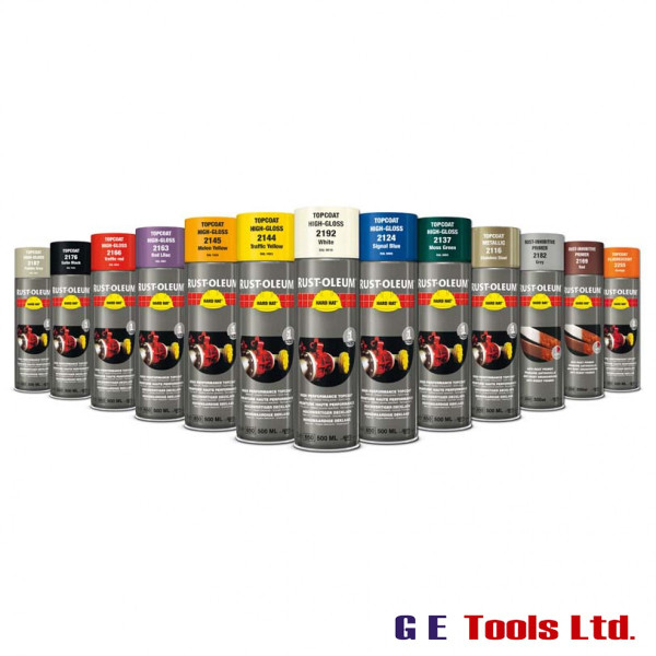 Rust-Oleum Aerosol Spray Paint 500ML – Various Colours Rust-Oleum Aerosol Spray Paint 500ML – Various Colours