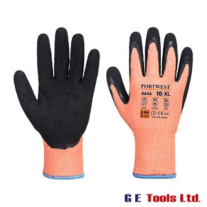 Portwest A646 Cut D Vis-Tex Winter HR Nitrile Gloves Portwest A646 Cut D Vis-Tex Winter HR Nitrile Gloves