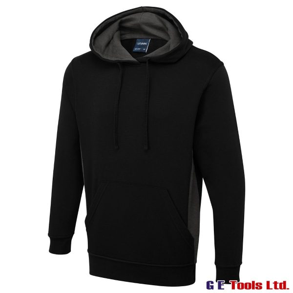 Uneek Clothing UC517 Two Tone Hooded Sweatshirt