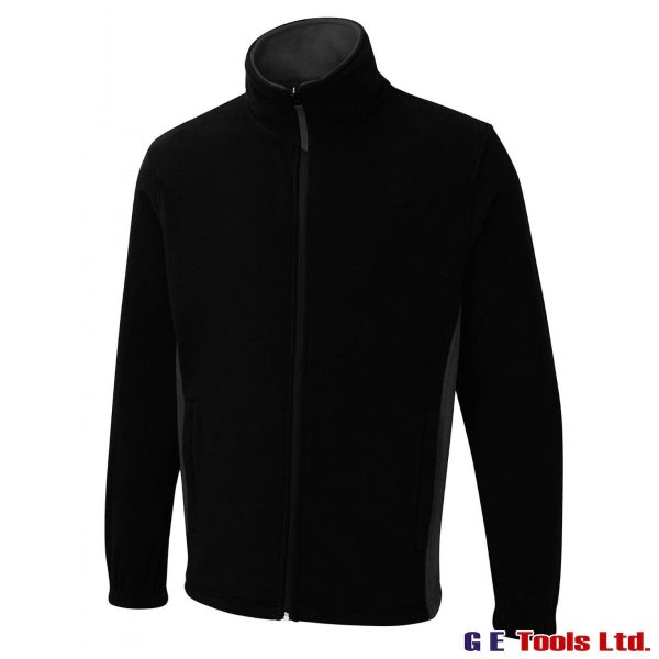 Uneek Clothing UC617 Two Tone Full Zip Fleece Jacket