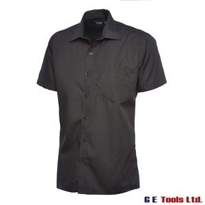 Uneek Clothing UC710 Mens Poplin Half Sleeve Shirt