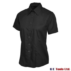 Uneek Clothing UC712 Ladies Poplin Half Sleeve Shirt