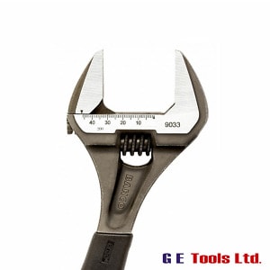 Bahco Black 90 Series ERGO Extra Wide Jaw Adjustable Wrench – Various Sizes