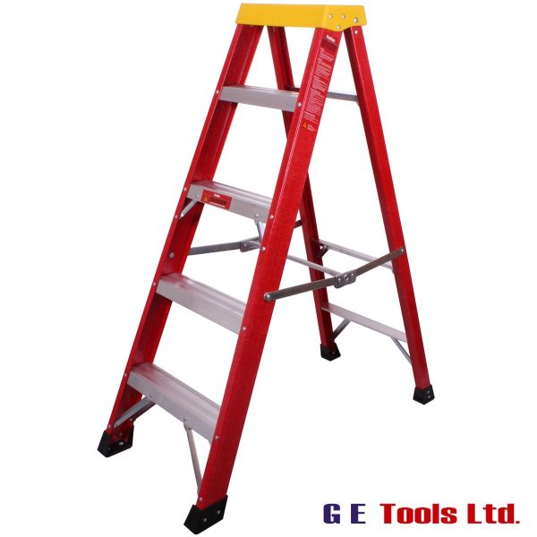 ProDec Fibreglass Step Ladders – Various Sizes ProDec Fibreglass Step Ladders – Various Sizes