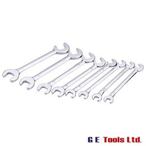Draper 19754 8PC Metric Midget Open End Spanner Set