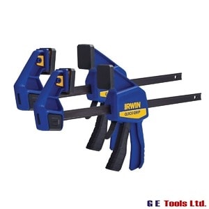 Quick-Change™ Medium-Duty Bar Clamp 300mm (12in) (Twin Pack)