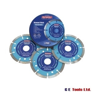 Contract Diamond Blades 115 x 22.2mm (Pack 3)