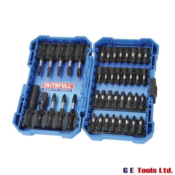 Impact Screwdriver Bit Set, 42 Piece