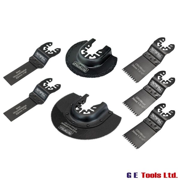 Multi-Function Tool Blade Set, 7 Piece
