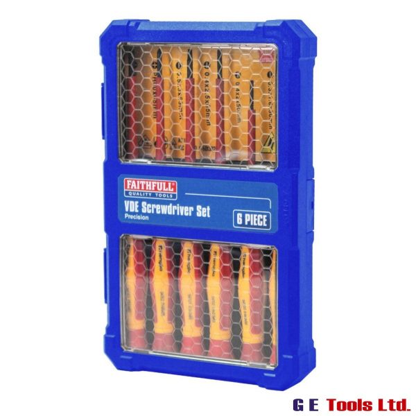 Precision VDE Screwdriver Set, 6 Piece