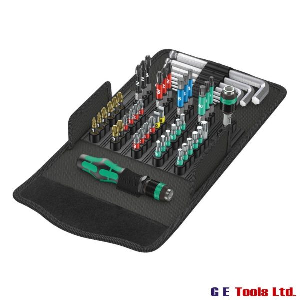 Kraftform Kompakt 100 Screwdriving Service Bit Set, 52 Piece
