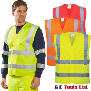 Portwest C470 Hi-Vis Vest Two Band And Brace