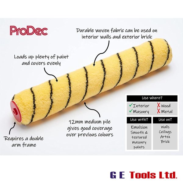 ProDec 15″ x 1.75″ Double Arm Tiger Medium Pile Woven Roller Sleeve