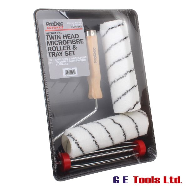 ProDec 9″ x 1.75″ Twin Medium Pile Microfibre Paint Roller Kit