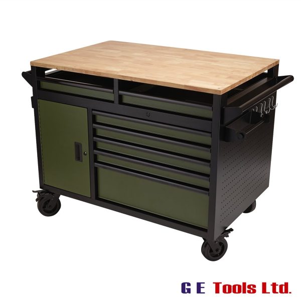 Bunker 08269 Multi-Functional Workbench Roller Cab – Green
