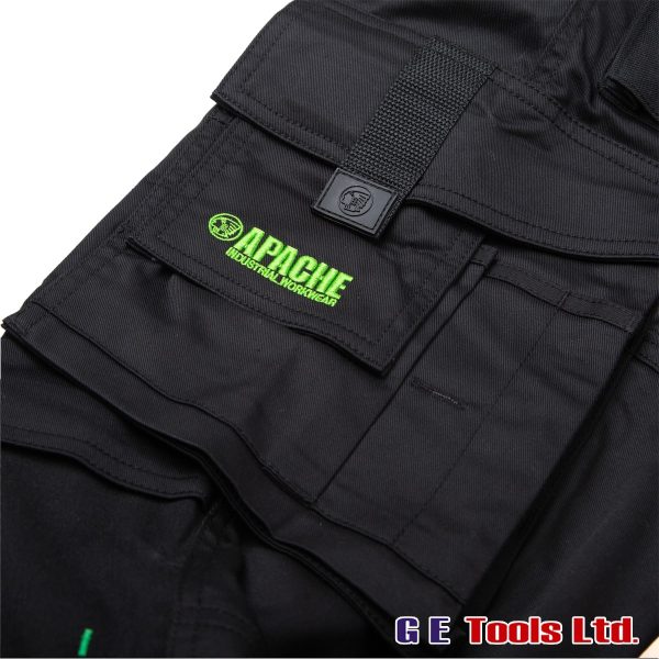 Apache Boncroft Slim Fit Stretch Workwear Trousers Grey/Black Apache Boncroft Slim Fit Stretch Workwear Trousers Grey/Black