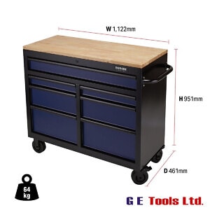 BUNKER® 7 Drawer Workbench Roller Tool Cabinet, 41″ – Various Colours BUNKER® 7 Drawer Workbench Roller Tool Cabinet, 41″ – Various Colours