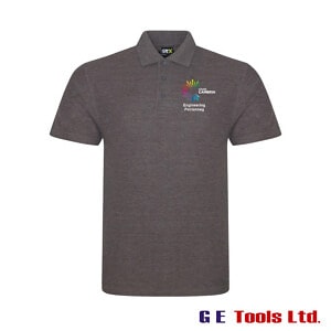 Coleg Cambria Wrexham Bersham Road Charcoal Polo Shirt – Engineering Coleg Cambria Wrexham Bersham Road Charcoal Polo Shirt – Engineering