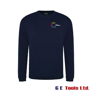Coleg Cambria Wrexham Bersham Road Navy Blue Sweat Shirt – Plumbing