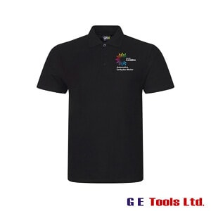 Coleg Cambria Deeside & Wrexham Bersham Road Black Polo Shirt – Automotive