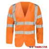 Orbit Avenger Hi-Vis Orange Jerkin Class 3