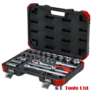 Gedore Red 3300055 24 pcs 1/2″ Drive Socket Set