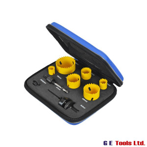 Faithfull HSKP 9 Piece Holesaw Set/kit