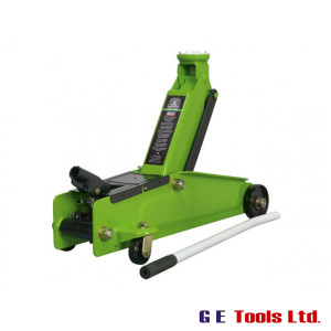 Sealey 1153CXHV Trolley Jack 3 Tonne Long Reach Heavy-Duty Hi-Vis