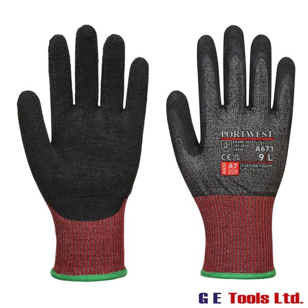 Portwest A671 Cut F CS AHR13 Latex Cut Glove