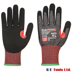 Portwest A672 Cut F CS AHR13 Nitrile Cut Glove