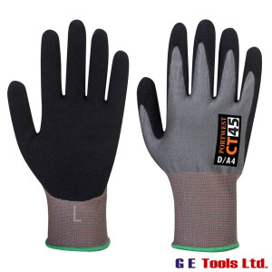 Portwest CT45 Cut D HR Nitrile Foam Gloves
