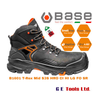 Base B1601 T-Rex Mid/T-Wall Safety Boots