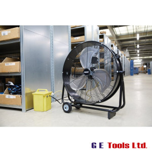 Draper 03365 **110V** Drum Fan 24″/610MM Draper 03365 **110V** Drum Fan 24″/610MM