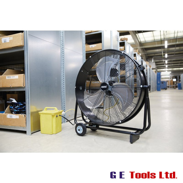 Draper 03368 **110V** Drum Fan, 30″/760mm, 125W Draper 03368 **110V** Drum Fan, 30″/760mm, 125W