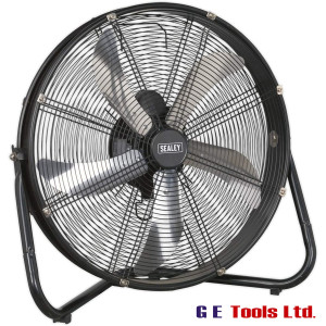 Sealey HVF20 240V Industrial High Velocity Floor Fan 20″ Sealey HVF20 240V Industrial High Velocity Floor Fan 20″