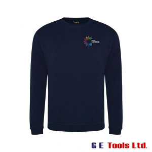 Coleg Cambria Deeside Navy Sweat Shirt – Building Services